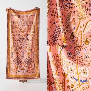 Anthropologie Camille Velour Beach Blanket Towel